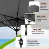 Angel Living 250cm Halbrund Sonnenschirm, Produktbild-Vorschau 3