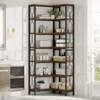 A corner shelf unit is displayed in a bathroom setting, showcasing various items like towels, bottles, and baskets. Náhled obrázku produktu