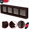 KOTARBAU® Lüftungsgitter 13,5x46 cm Abluftgitter Braun Produktbild-Vorschau 6