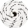 vidaXL Lodné lano pletené biele 18 mmx25 m Polyester Náhľad obrázku produktu 1