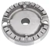 A top-down view of a gas stove burner grate. Produktbild-Vorschau