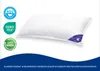 A white pillow is shown against a white background with several certification logos and text at the bottom. Produktbild-Vorschau