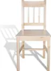 vidaXL Chaises de salle à manger 2 pcs. Bois de pin Voir les images du produit 8