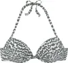 LASCANA Push-Up-Bikini-Top Sansa oliv-bedruckt Größe 36 Cup Produktbild-Vorschau 1