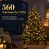 LED-Lichterkette außen 560 LEDs 11 m warmweiß mit Timer und Produktbild-Vorschau 2