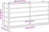 vidaXL Pflanzkübel Anthrazit 160 x 40 x 75 cm Stahl Produktbild-Vorschau 7