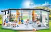 A Playmobil hospital playset with figures, beds, medical equipment, and a helicopter in the background. Anteprima dell’immagine prodotto