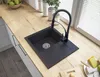 Granitan | Granitový dřez – umyvadlo – 57 × 46 cm – černý – Náhled obrázku produktu 2