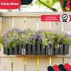 KOTARBAU® 2er Set Blumenkasten Blumentopf 58x18x16 cm Grau Produktbild-Vorschau 2