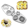 Eierschneider, 3 in 1, Edelstahl, Champignonschneider Produktbild-Vorschau 1