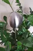 Rosenkugel 10 cm Edelstahl matt gebürstet mit Stab 80 cm Produktbild-Vorschau 1