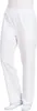 A pair of white pants shown from the side. Produktbild-Vorschau