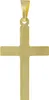 trendor 51943 Kreuz-Anhänger Gold 585 (14Kt) mit Vergoldeter Silberkette 2 Produktbild-Vorschau