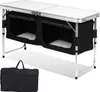 Campingtisch 120x47x68cm, Campingküche aus Alu, faltbar Produktbild-Vorschau 1
