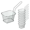 Servierkorb 8er Set 14x8cm Frittenkorb Pommes Frites Produktbild-Vorschau 5
