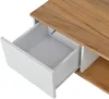 Sweiko 70 x 70 x 31.5cm Table basse à 3 tiroirs,table basse Voir les images du produit 15