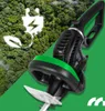 A close-up of an electric hedge trimmer against a backdrop of green trees and a white eco-friendly power symbol. Náhľad obrázku produktu