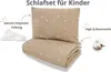 Kinderbettdecke ohne Bezug 100x135 cm Baumwolle Set Beige Produktbild-Vorschau 2