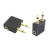 Q44 Flugzeug Kopfhörer Adapter 3,5mm Klinke Flugzeugadapter Produktbild-Vorschau 5