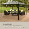 Blumfeldt Pavillon 3x4m, Rostfreier Aluminium-Pavillon mit Produktbild-Vorschau 7