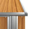 vidaXL Gartenhaus Braun 118,5x97x209,5 cm Verzinkter Stahl Produktbild-Vorschau 7