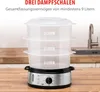 alpina Steam Cooker elettrico 800W - Multicooker a 3 strati Anteprima dell’immagine prodotto 4