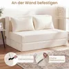Rozkładana sofa COSTWAY, fotel rozkładany 3 w 1 z 2 Podgląd zdjęcia produktu 7