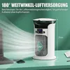Mini Luftkühler tragbar, mobiles Klimagerät USB, 880ml Produktbild-Vorschau 6