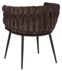 Bronx71 Esszimmerstuhl River Chenille braun Produktbild-Vorschau 19