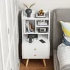 Stolík s 2 zásuvkami Nočný stolík Škandinávsky do spálne Náhľad obrázku produktu 9