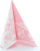 Airlaid Serviette Pomp in Rosa-Weiss, 40 x 40 cm, 50 Stück Produktbild-Vorschau 7