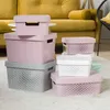 Úložný box INFINITY 11l s vekom sivý perforovaný Náhľad obrázku produktu 4