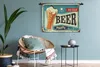 MuchoWow® Wandteppich Wandbehang Mannshöhle - Bier - Produktbild-Vorschau 5