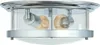 Deckenleuchte Glas Metall E27 IP44 rund D: 40 cm Chrom Produktbild-Vorschau 3