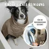 RUDELKÖNIG Hundebademantel Grau M – Saugstarker Produktbild-Vorschau 6