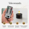 Meisterhome® XXL LED tea lights set di 4 - Candele senza Anteprima dell’immagine prodotto 3