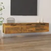 Armadio a muro in rovere fumé 102x30x20 cm materiale in Anteprima dell’immagine prodotto 11