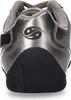 The back view of a silver sneaker. Produktbild-Vorschau