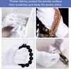 12 Paar Weiße Handschuhe Baumwolle Weiche Produktbild-Vorschau 5