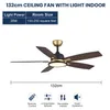 Ventilateur de plafond AIORBER avec éclairage, 132 cm, LED Voir les images du produit 4