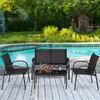 A patio furniture set next to a swimming pool. Podgląd zdjęcia produktu