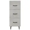 vidaXL Sideboard Betongrau 34,5x34x90 cm Holzwerkstoff -  Produktbild-Vorschau 6