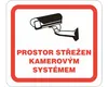 Walteco Prostor střežen kamerovým systémem 90x90mm, Náhled obrázku produktu 1