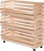 STOLMAK Drevená debnička na ovocie a zeleninu 77 x 79 x 30 Náhľad obrázku produktu 1
