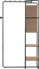 finori Luton 42A Kompaktgarderobe, schwarz / Nachbildung Produktbild-Vorschau 6