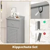 Mobiletto da bagno COSTWAY con cassetto, mobiletto Anteprima dell’immagine prodotto 5