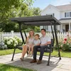 Outsunny Hollywoodschaukel 3-Sitzer Gartenschaukel Produktbild-Vorschau 2