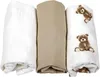 BabyLux Musselin Spannbettlaken Set – 3er Pack (40x80 cm) Produktbild-Vorschau 1