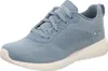 A single blue Skechers Bobs Squad Tough Talk sneaker is shown from a side angle against a white background. Produktbild-Vorschau