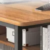 Počítačový Stůl Tmavý Buk Pod Notebook Herní Stůl Moderní Náhled obrázku produktu 6